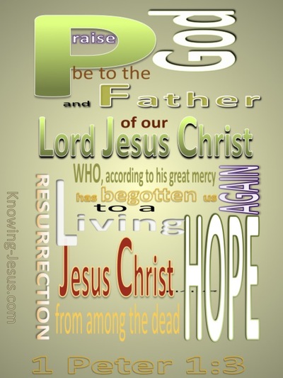 1 Peter 1:3 A Living Hope (green)
